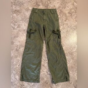 American Eagle Outfitters Green Jogger Track Pants